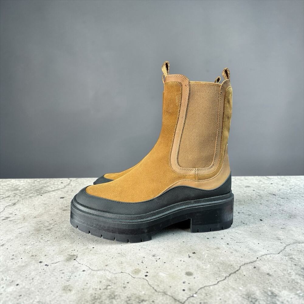 Sam Edelman Tan Suede Boots Women’s Size 7.5